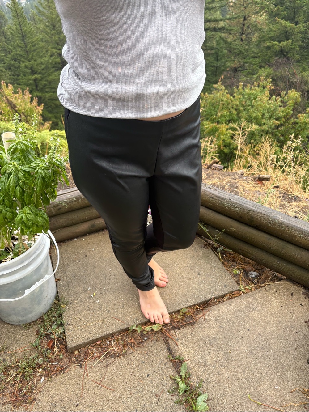 Ladies Black Leather Pants By Part Two Copenhagen